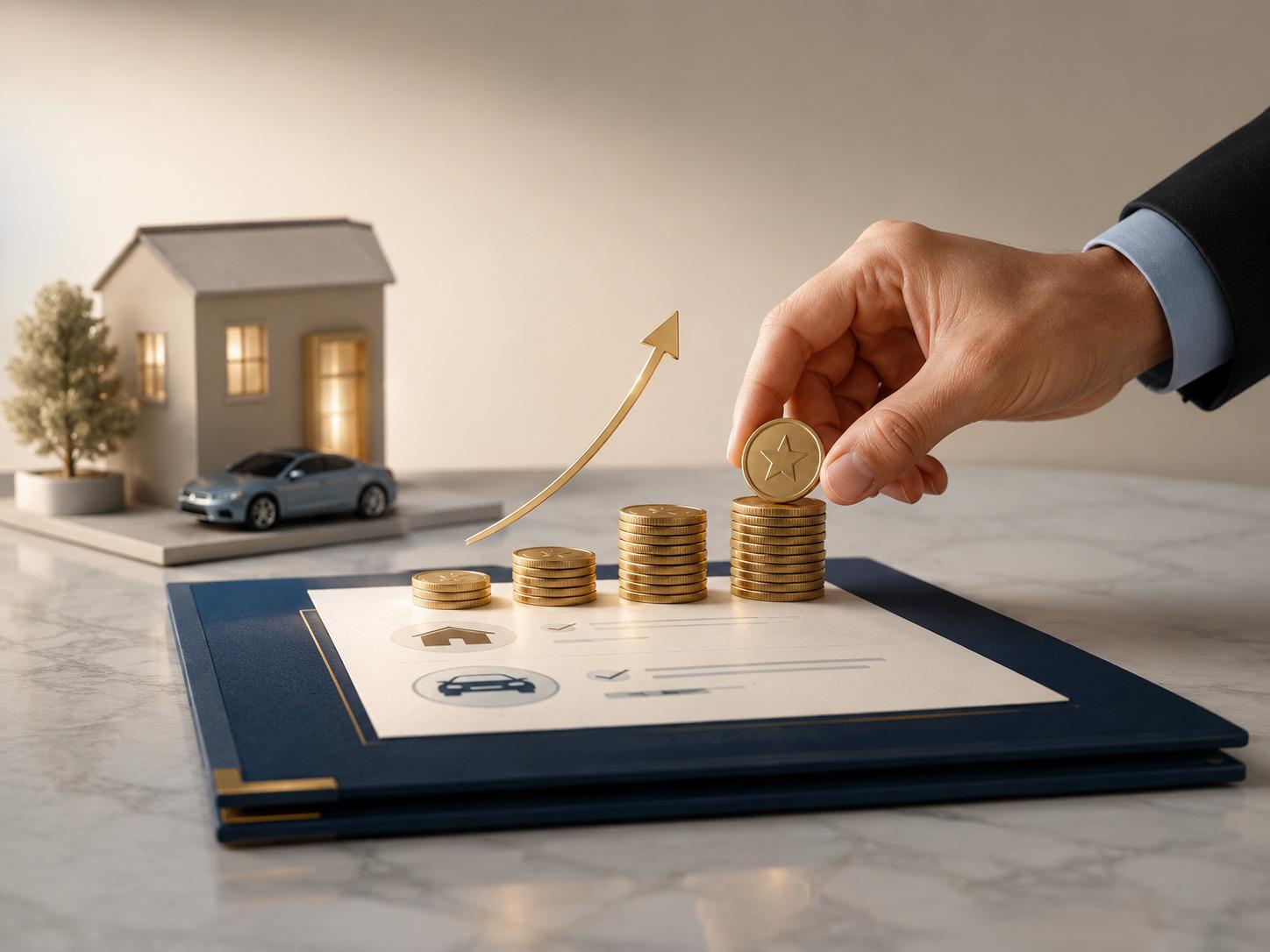 Pessoa assinando contrato de consórcio imobiliário
